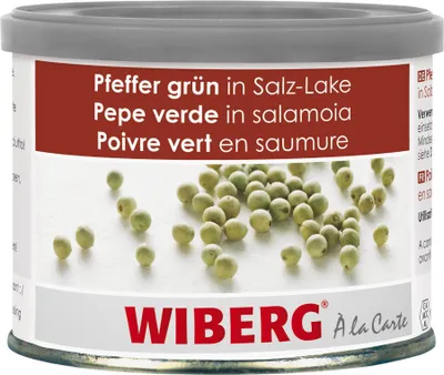 Produktbild von Pfeffer grün in Salzlake 170g von Wiberg