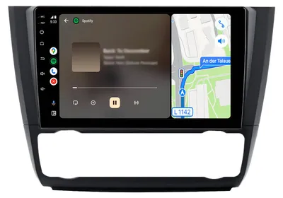 Obrázek produktu pro 64GB autorádio s Androidem pro BMW E81 E82 E87 E88 řady 1 od roku 2004 s Car A/C Navi Carplay GPS DAB+ Bluetooth