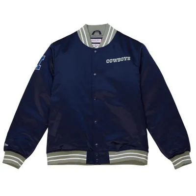 Produktbild von Dallas Cowboys NFL Mitchell & Ness Heavyweight Satin Jacke Navy-XL