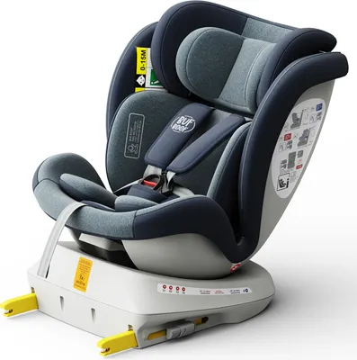 Imagen del producto de Silla de auto Tweety Plus DELUXE azul con sistema Isofix giratorio de 360 grados, para niños de 0 a 36 kg
