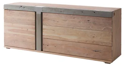Immagine prodotto di MASSIVMOEBEL24 | AMSTERDAM #111 Credenza in legno di acacia - laccato / natur 180x45x75
