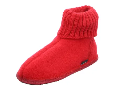 Produktbild von Haflinger Hüttenschuh Hausschuh rot EUR 43