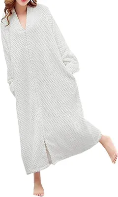Productafbeelding van Dikke Fleece Badjas met Capuchon voor Volwassenen