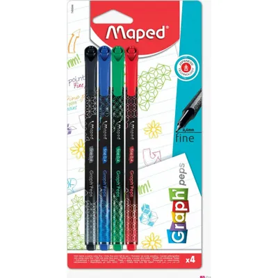 Zdjęcie produktu dla MAPED Liner Graph' Peps Deco 4 szt.