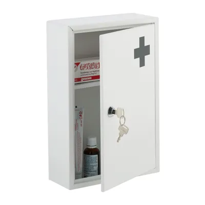 Produktbild von Lekárnička s 2 priehradkami, biela RD45330