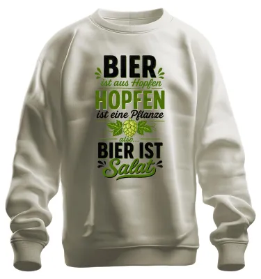 Obrázek produktu pro Pivo, chmel, pivo je salát, zábava, párty, pití, mikina, svetr, příroda, S