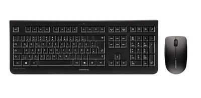 Produktbild von CHERRY DW 3000, Volle Größe (100%), Kabellos, RF Wireless, AZERTY, Schwarz, Maus enthalten