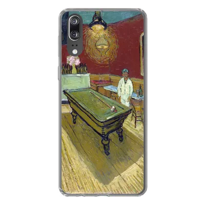 Produktbild von MuchoWow® Handyhülle Schutzhülle Hülle für Huawei P20 Das Nachtcafé - Vincent van Gogh Silikon Softcase Handy Hülle - Hardcover