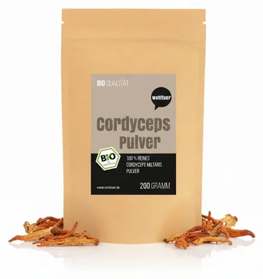 Produktbild von Wohltuer Cordyceps Pulver Vitalpilz (200g) - 1x200g