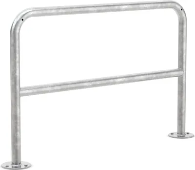 Produktbild von Fahrrad Anlehnbügel mit Knierohr 9221 | Stahl zn | Aufdübeln | B1200mm