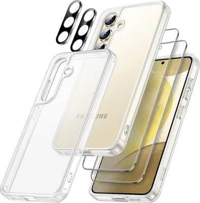 Image de Housse de protection Samsung Galaxy S24 5G Mat Verre trempé Transparent
