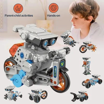 Produktbild von Elektrisch Roboter Spielzeug DIY Lernspielzeug Bausteinspielzeug Bausätze Kinder