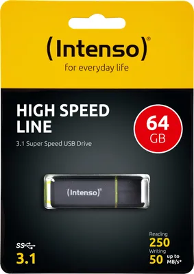 Produktbild von Intenso 3537490 Intenso High Speed Line 64GB USB Stick 3.1