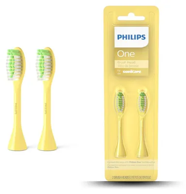 Zdjęcie produktu dla Philips BH1022/02, 2 szt., Żółty, 3 mies., Philips, One Sonicare