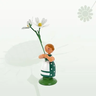 Obrázok produktu pre Miniatúrna figúrka dievčatko s kuriatkom Výška 12 cm NOVINKA