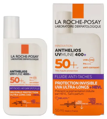 Produktbild von La Roche-Posay Lotion La Roche-Posay Anthelios UVMune Fluide Invisible Anti-Pigmentation SPF50+ 50ml
