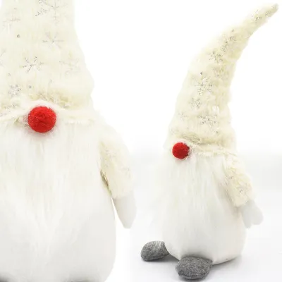 Immagine prodotto di Gnomo Gnomo Decorativo Bianco 45 Cm