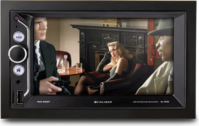 Produktbild von Caliber Autoradio mit Bluetooth®-Technologie - 2 DIN - 6,2" Touchscreen - AM/FM - USB - SD - AUX (RMD805BT)