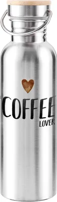 Image de Bouteille en acier inoxydable "Amoureux du café