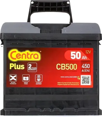Zdjęcie produktu dla Akumulator samochodowy CPLUS 12V 50Ah 450A