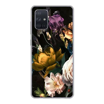 Produktbild von MuchoWow® Handyhülle Schutzhülle Hülle für Samsung Galaxy A51 Blumen - Blumenstrauß - Muster Silikon Softcase Handy Hülle - Schutzabdeckung
