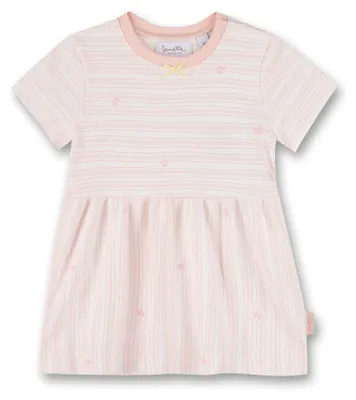 Produktbild von Sanetta Fiftyseven Mädchen-Kleid kurzarm off-white Ringel/Blumen 62