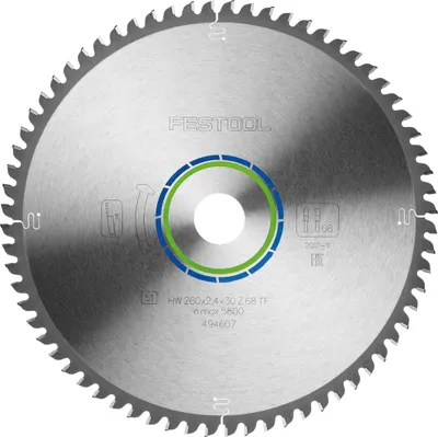 Obrázok produktu pre Festool kotúčová píla ALUMÍN/PLAST HW 260x2,4x30 TF68