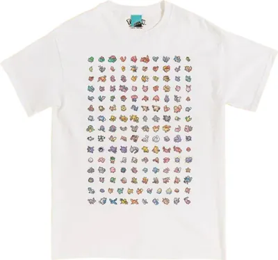 Immagine prodotto di Pokemon - Maglietta "151" per uomo/donna unisex TT1024 (S) (Bianco)