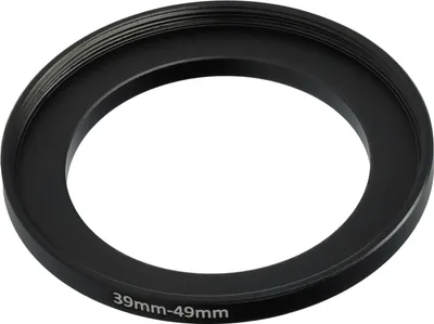 Produktbild von vhbw Step-Up-Ring Adapter 39 - 49mm für Kamera Objektiv - Filteradapter, Metall Schwarz