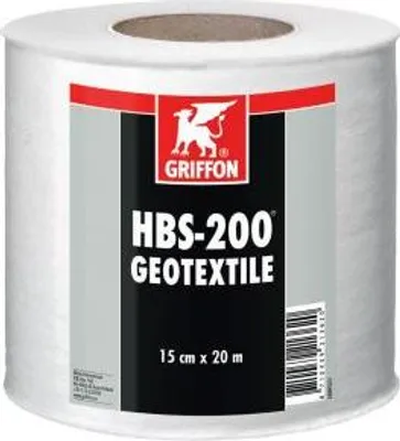 Image de Toile élastique de renfort géotextile HBS-200 GRIFFON rouleau 20m x 15cm - 6308952