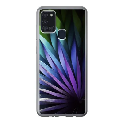 Produktbild von MuchoWow® Handyhülle Schutzhülle Hülle für Samsung Galaxy A21s Blumen - Geometrie - Abstrakt Silikon Softcase Handy Hülle - Hartschale