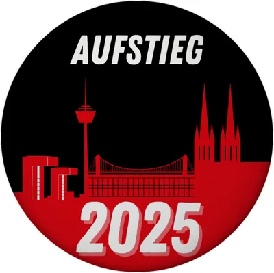 Produktbild von Köln Aufstieg 2025 Skyline Magnet für Fußballfans