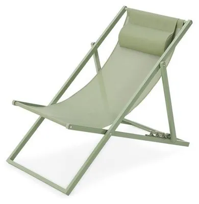 Zdjęcie produktu dla Sonnenliege PAROS - Stahlgestell - L 63 x T 104 x H 85 cm Khakigrün