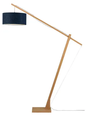Produktbild von GOOD&MOJO Stehlampe Montblanc Bambus 47x23 Dunkler Leinen