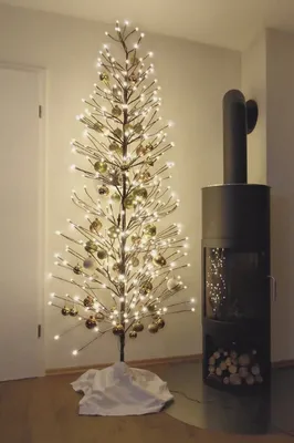 Zdjęcie produktu dla Choinka LED drzewko ozdobne Boże Narodzenie święta lampki 180 cm