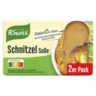 Produktbild von Knorr Schnitzel Soße (2x0,25l Packung)