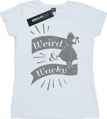 Immagine prodotto di Disney - Maglietta "Alice nel paese delle meraviglie" da donna BI6737 (XL) (Bianco)