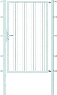 Produktbild von Alberts Einzeltor Flexo mit Zubehör, zum Einbetonieren, feuerverzinkt, Breite 100 cm, Höhe 160 cm