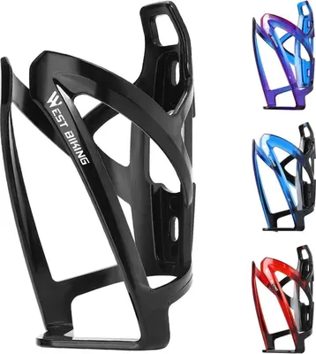 Image de Porte-bidon ultra-léger pour vélo MTB course noir