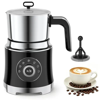 Elektrischer Milchaufschäumer 7-in-1, 800 ml, Edelstahl