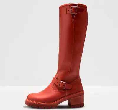 Image de Art Botte à talons pour Femme 1703 GRASS WAXED CALDERA/ BRUGGE Couleur Rouge