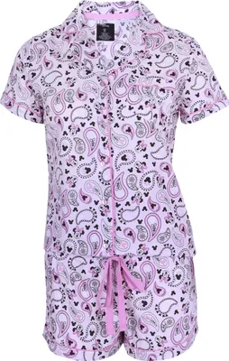 Produktbild von DISNEY Minnie Mouse Schlafanzug/Pyjama mit Hemd, rosa, kurze Hose M