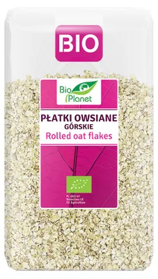 PŁATKI OWSIANE GÓRSKIE BIO 600 g - BIO PLANET