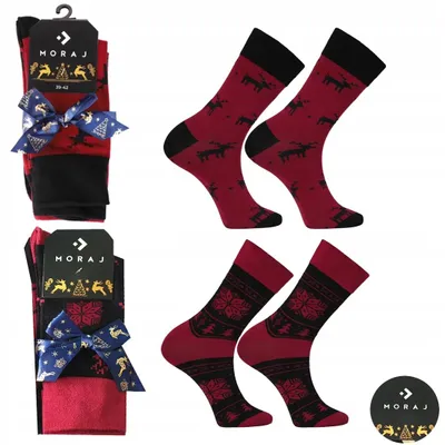 Produktbild von MORAJ Herren Weihnachtssocken 2er-Pack Geschenk 43-45