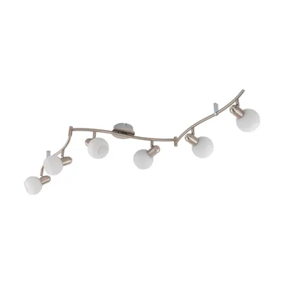 Produktbild von LED Spot Lampe Leuchte Deckenleuchte nickel matt Glas 6 Flammig Eglo 32929