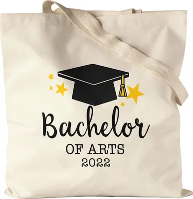 Produktbild von Bachelor of Arts 2022 Jutebeutel Stoffbeutel Canvas Abschluss Geschenk Studium Absolvent Bachelorabschluss Uni