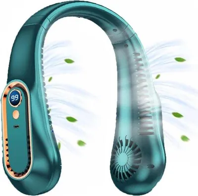 Image de Mini ventilateur de table sans fil à 5 vitesses