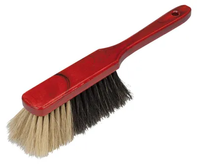 Produktbild von Buemag Holz-Softfeger/Handfeger - innen - 30 cm - mahagonilackiert - Aufhangeose