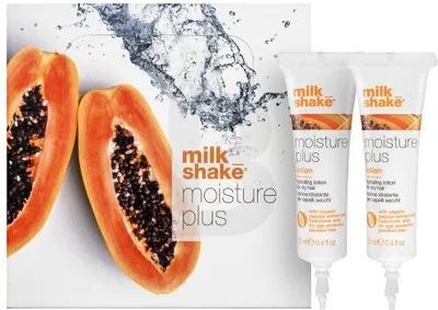 Produktbild von Milk_Shake Moisture Plus Lotion Pflege ohne Spülung zur Hydratisierung der Haare 12 x 12 ml