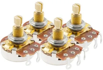 Productafbeelding van Set van 4 A500K Logaritmische Potentiometers voor Elektrische Gitaar en Bas